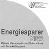 Energiesparer NRW - Dieses Haus produziert Solarwärme mit Solarkollektoren.